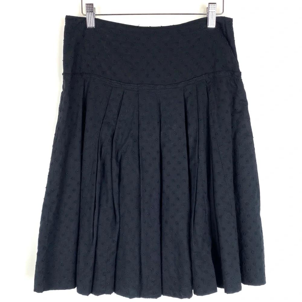 BCBG Max Azria black eyelet skirt - Picture 3 of 6